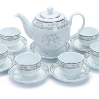 Bộ Bình Trà Chim Lạc Gốm Sứ Bát Tràng -T592-H 